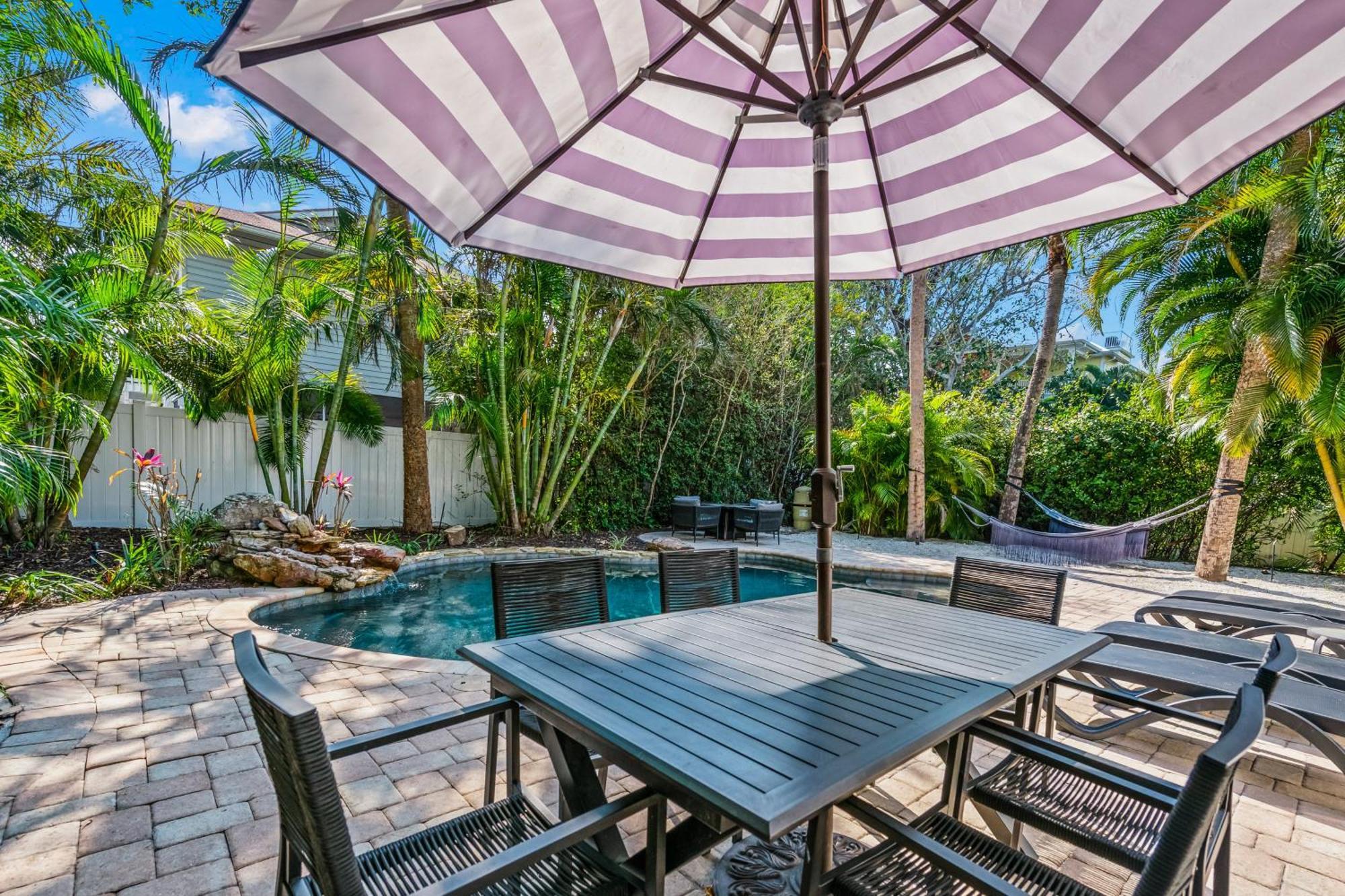 Sandy Pants - Designer Beach Chic Home Steps To Beach Backyard Oasis W Heated Pool Anna Maria Exterior foto