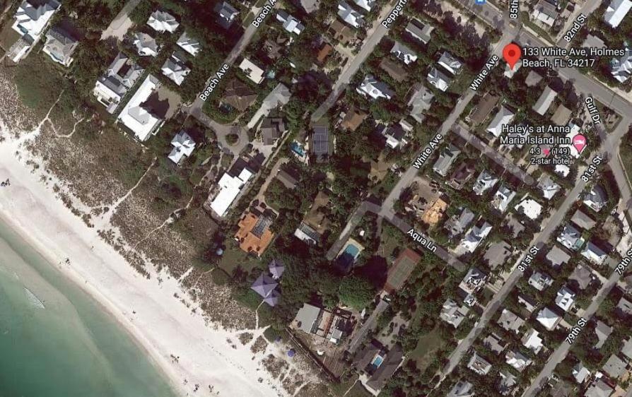 Sandy Pants - Designer Beach Chic Home Steps To Beach Backyard Oasis W Heated Pool Anna Maria Exterior foto